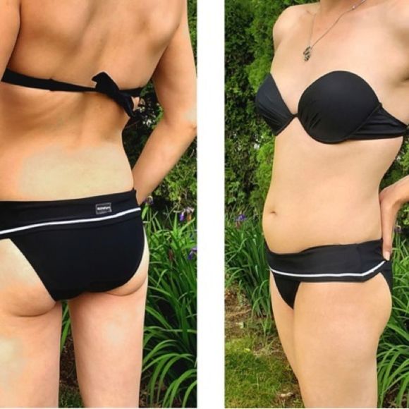 Simple padded,push-up, strapless bikini top - Picture 3 of 3